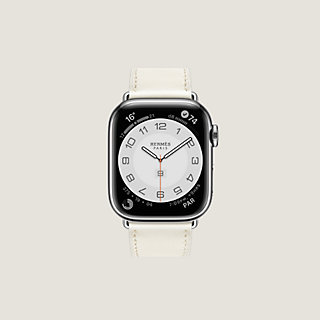 HERMES Barenia 44mm Apple Watch Single Tour Band Fauve 960708