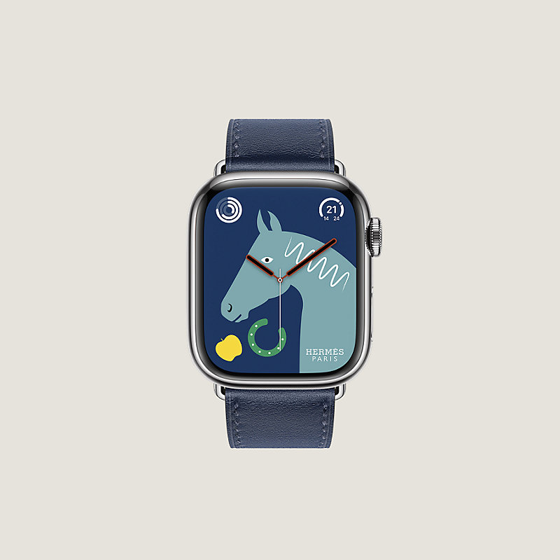 Band Apple Watch Hermès Single Tour 41 mm | Hermès USA