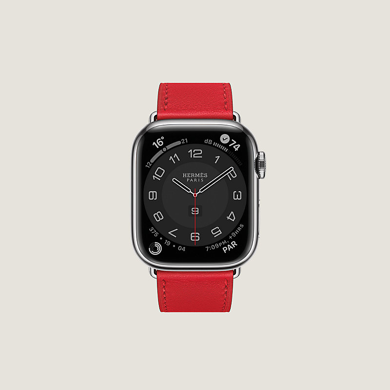 HERMES AppleWatch バンド 41mm ルージュ-