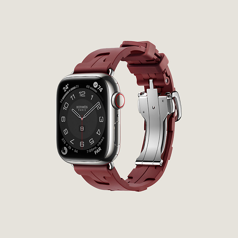 Apple Watch Hermès - 41mm Orange Kilim Single Tour - Apple