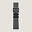 Band Apple Watch Hermès Single Tour 41&nbsp;mm Toile H, View: Flat, flat, view 1 of 4