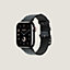 Band Apple Watch Hermès Single Tour 41&nbsp;mm Toile H, View: front, front, view 2 of 4