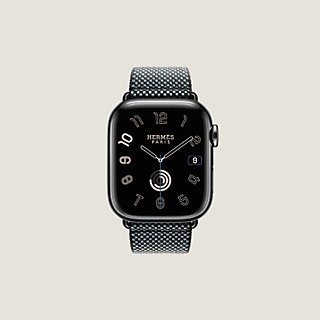 Band Apple Watch Hermès Single Tour 41 mm Toile H | Hermès USA