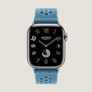 Band Apple Watch Hermès Single Tour 41 mm Tricot | Hermès USA