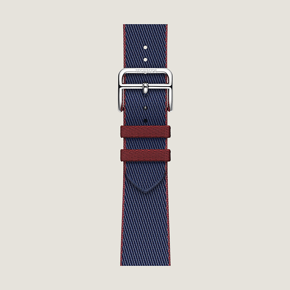 Band Apple Watch Hermès Single Tour 41 mm Twill Jump | Hermès