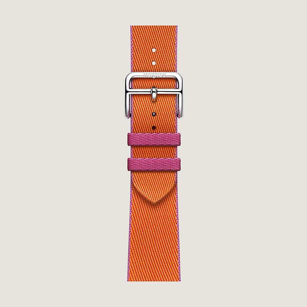 Band Apple Watch Hermès Single Tour 41 mm Twill Jump | Hermès UK