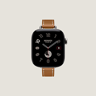 時計 Apple Hermes Ebene Attelage Single Tour Band Apple Watch Hermès Single Tour 42 mm Attelage | Hermès Greece