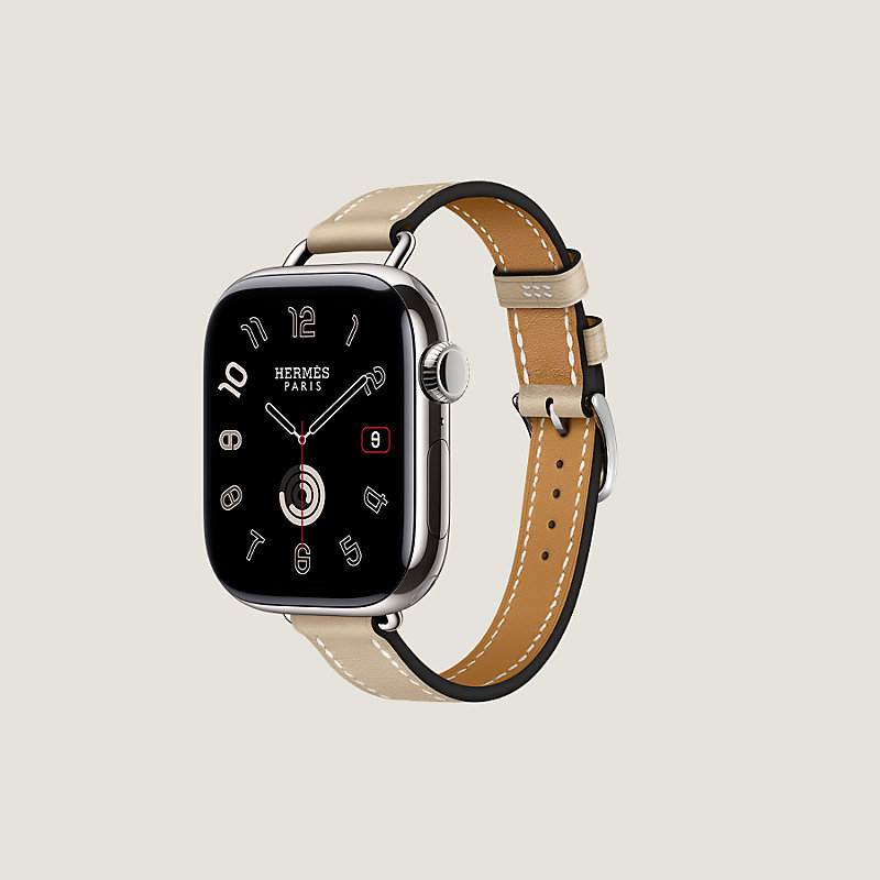 Band Apple Watch Hermès Single Tour 42 mm Attelage | Hermès USA