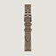 Band Apple Watch Hermès Single Tour 42&nbsp;mm Attelage, View: Flat, flat, view 1 of 4