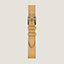 Band Apple Watch Hermès Single Tour 42&nbsp;mm Attelage, View: Flat, flat, view 1 of 3