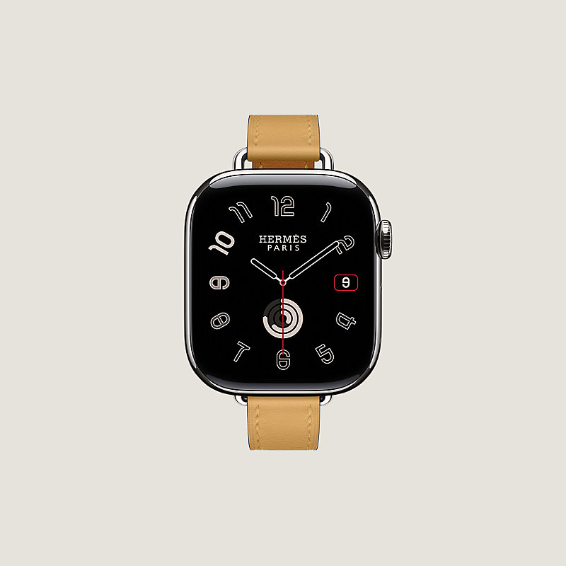 Band Apple Watch Hermès Single Tour 42 mm Attelage | Hermès USA