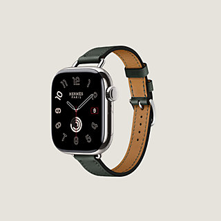 2125 Apple Watch エルメス サーキット ブラウン HERMES Band Apple Watch Hermès Single Tour 42 mm Attelage | Hermès UAE