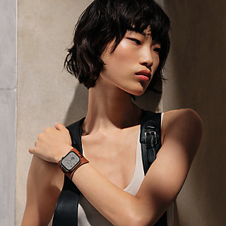Band Apple Watch Hermès Single Tour 42 mm Attelage En Selle
