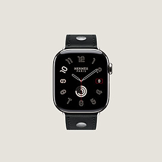 時計 HERMES Apple Watch 24k Gold Apple Watch Hermes Series 9 with Single Tour Vert