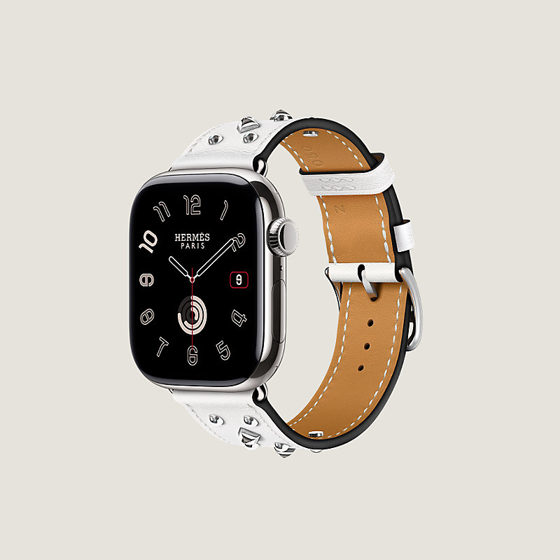 Band Apple Watch Hermès Single Tour 42 mm Clou Medor Rock | Hermès USA