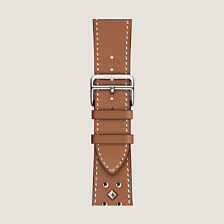 Band Apple Watch Hermès Single Tour 42 mm Clou Medor Rock | Hermès USA