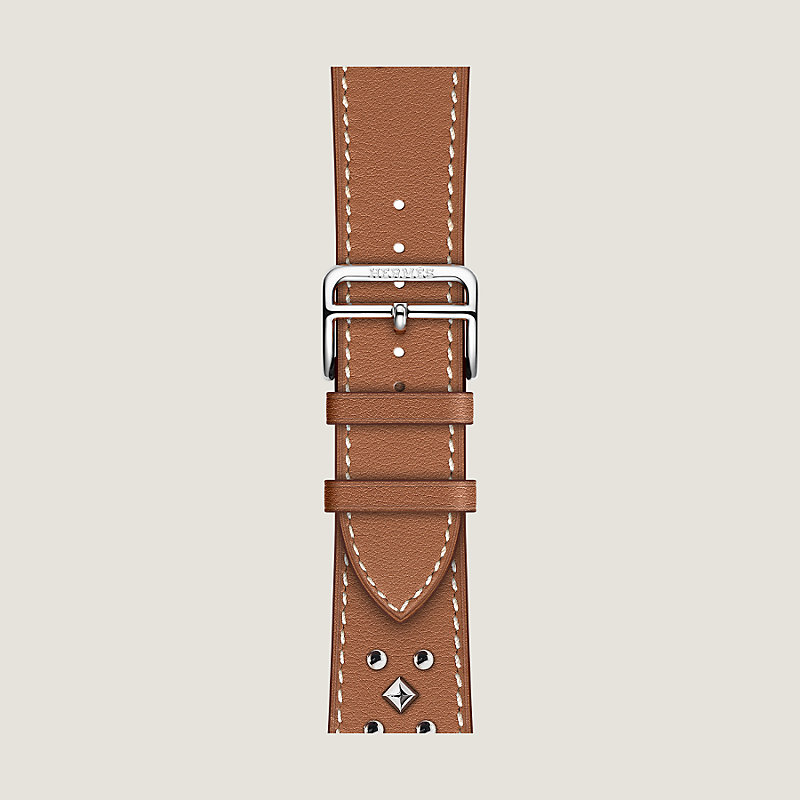 Band Apple Watch Hermès Single Tour 42 mm Clou Medor Rock | Hermès USA