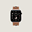 Band Apple Watch Hermès Single Tour 42&nbsp;mm Clou Medor Rock, View: front, front, view 4 of 4