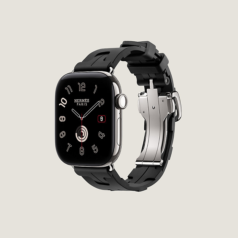 Band Apple Watch Hermès Single Tour 42&nbsp;mm Deployment Buckle Kilim, View: , view 3 of 4