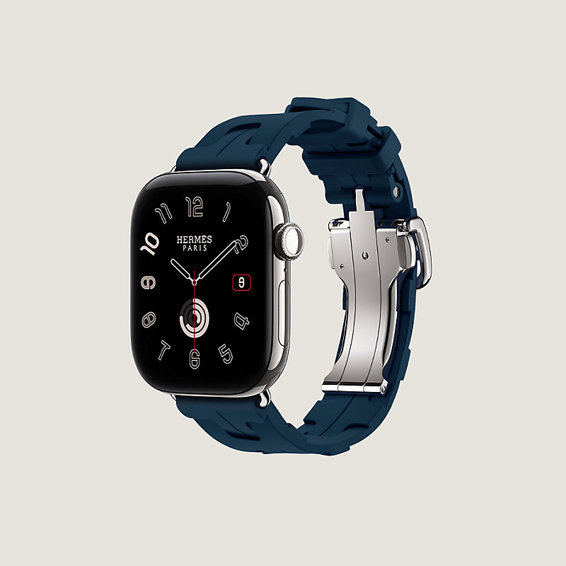 Band Apple Watch Hermès Single Tour 42&nbsp;mm Deployment Buckle Kilim, View: , view 3 of 4