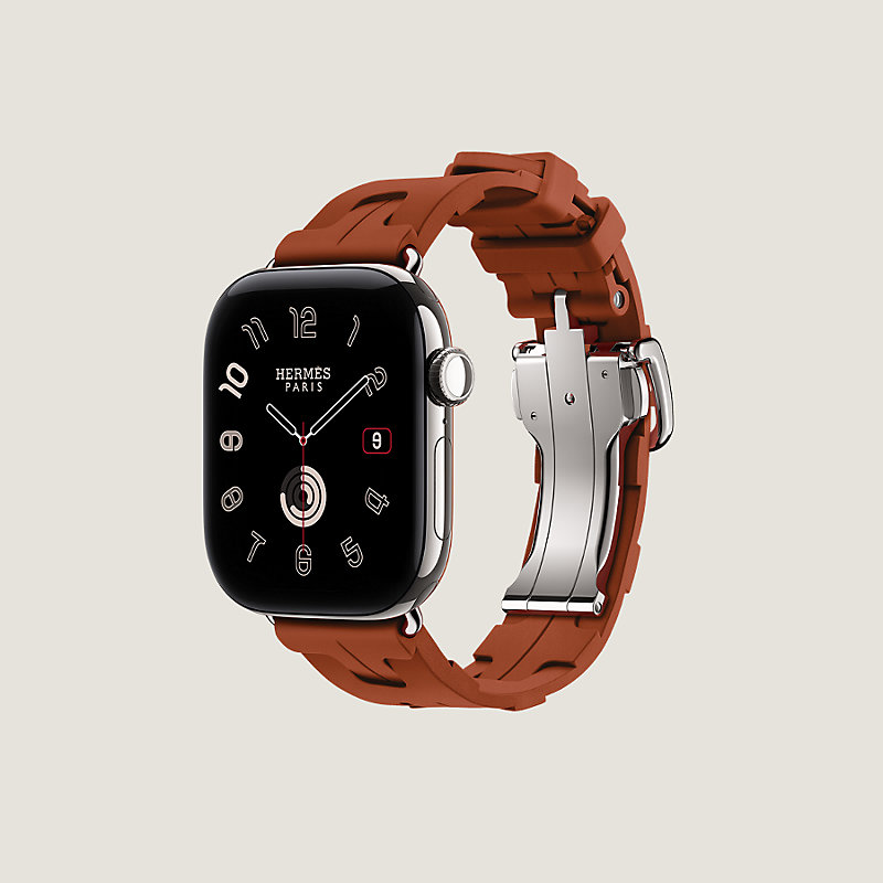 Band Apple Watch Hermès Single Tour 42&nbsp;mm Deployment Buckle Kilim, View: , view 3 of 4