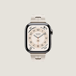 【HERMES】Apple Watch/Single Tour/Deployment Buckle Kilim/45 Apple Watch Hermès - 45mm Orange Kilim Single Tour - Apple