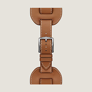2277 Apple Watch エルメス　エベンヌ　ディプロイアント　バックル Band Apple Watch Hermès Single Tour 42 mm En Selle | Hermès USA
