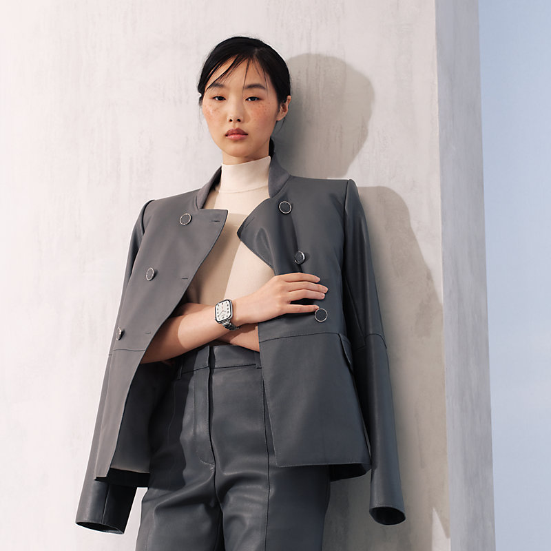 Hermes Apple Watch グランH 42mm Mサイズ Band Apple Watch Hermès Single Tour 42 mm Grand H Fin | Hermès UK