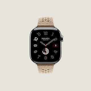 Band Apple Watch Hermès Single Tour 42 mm Neo Tricot | Hermès USA