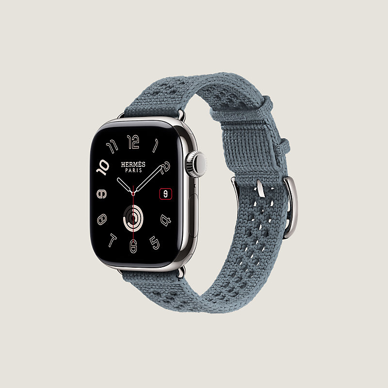 Band Apple Watch Hermès Single Tour 42 mm Neo Tricot | Hermès USA