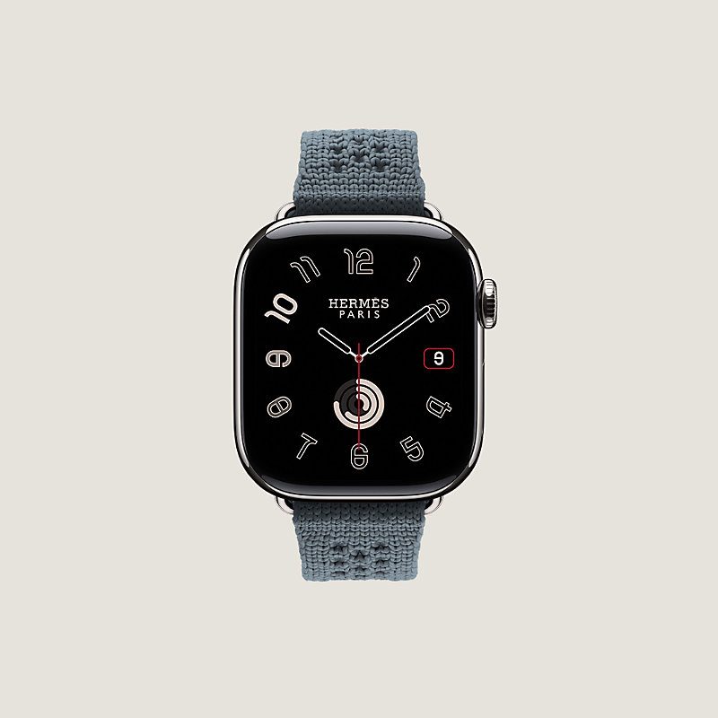 Band Apple Watch Hermès Single Tour 42 mm Neo Tricot | Hermès USA
