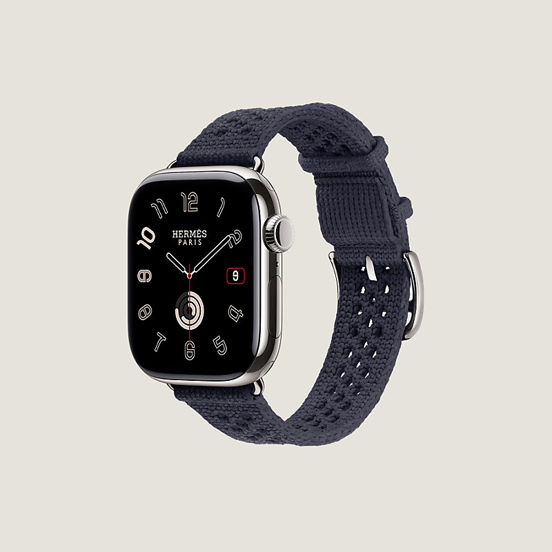 Band Apple Watch Hermès Single Tour 42 mm Neo Tricot | Hermès USA