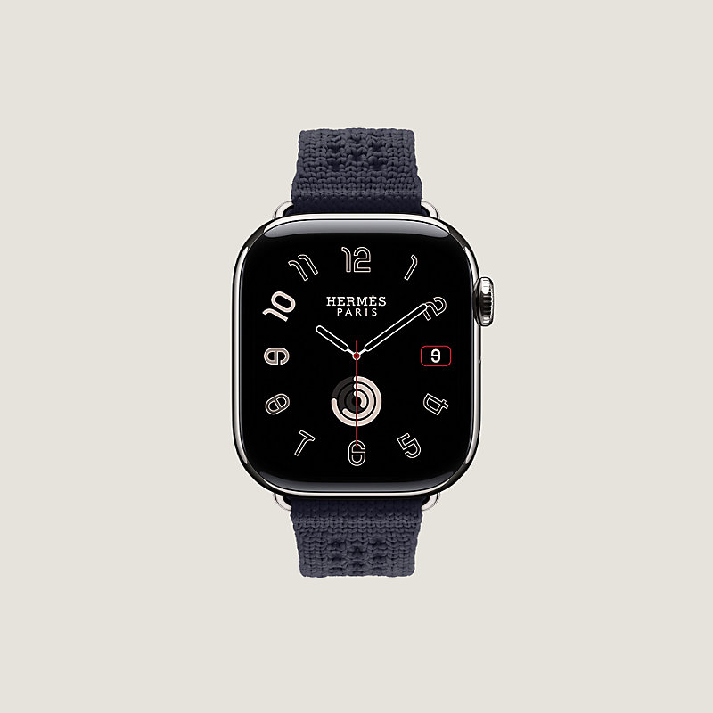Band Apple Watch Hermès Single Tour 42 mm Neo Tricot | Hermès USA