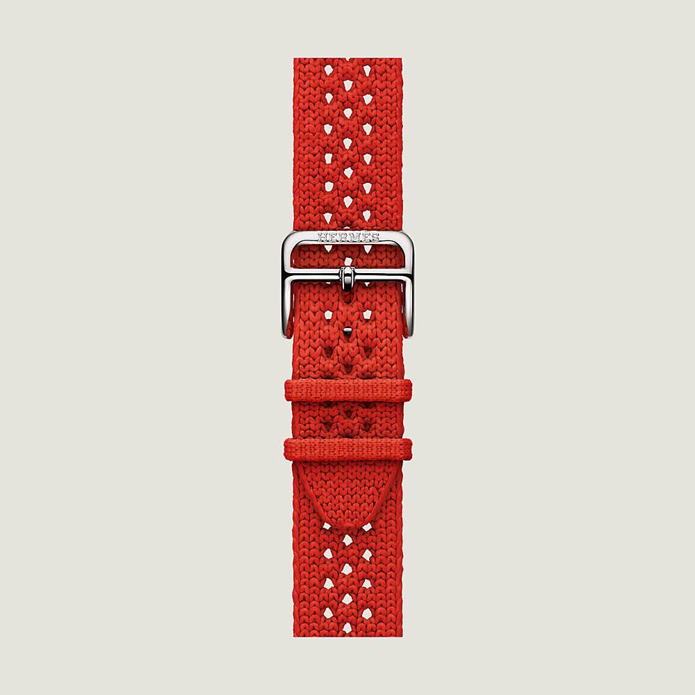 Band Apple Watch Hermès Single Tour 42 mm Neo Tricot | Hermès USA