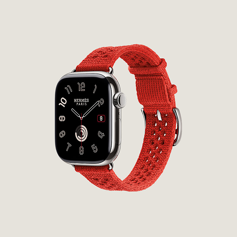 Band Apple Watch Hermès Single Tour 42 mm Neo Tricot | Hermès USA