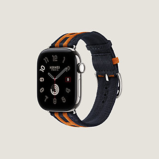 Band Apple Watch Hermès Single Tour 42 mm Rocabar Club | Hermès USA