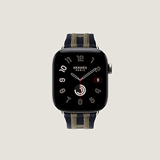 Band Apple Watch Hermès Single Tour 42 mm Rocabar Club | Hermès USA