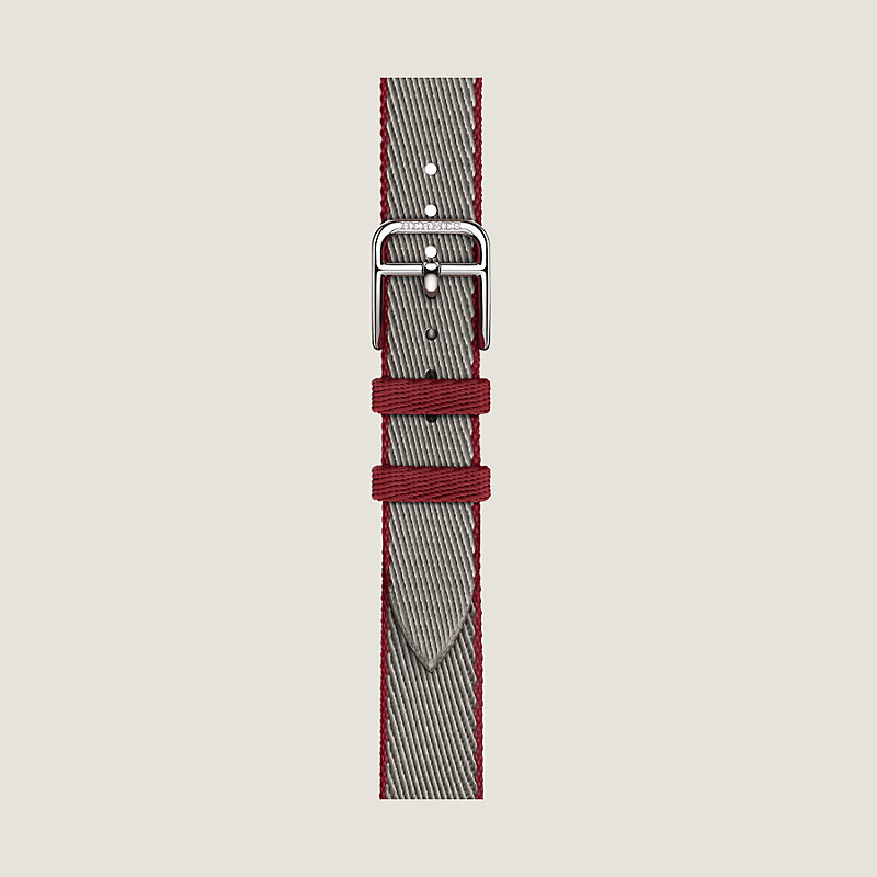 Band Apple Watch Hermès Single Tour 42 mm Twill Jump
