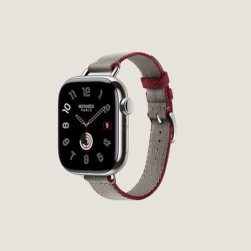 2307 Apple Watch エルメス　ディアゴナル　グレー　HERMES 2307 Apple Watch エルメス ディアゴナル グレー HERMES