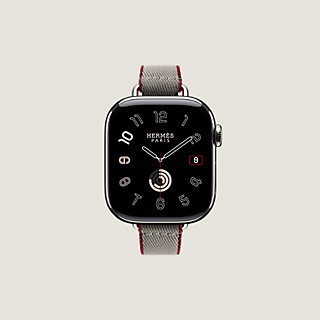 1873 Apple Watch エルメス　サーキット　ルージュ　HERMES Apple Watch Hermès シンプルトゥール 46 mm - ベージュ