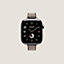 Band Apple Watch Hermès Single Tour 42&nbsp;mm Twill Jump Attelage, View: front, front, view 4 of 4