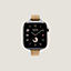 Band Apple Watch Hermès Single Tour 42&nbsp;mm Twill Jump Attelage, View: front, front, view 4 of 4