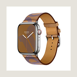 Band Apple Watch Hermes Single Tour 45 mm | Hermès Canada