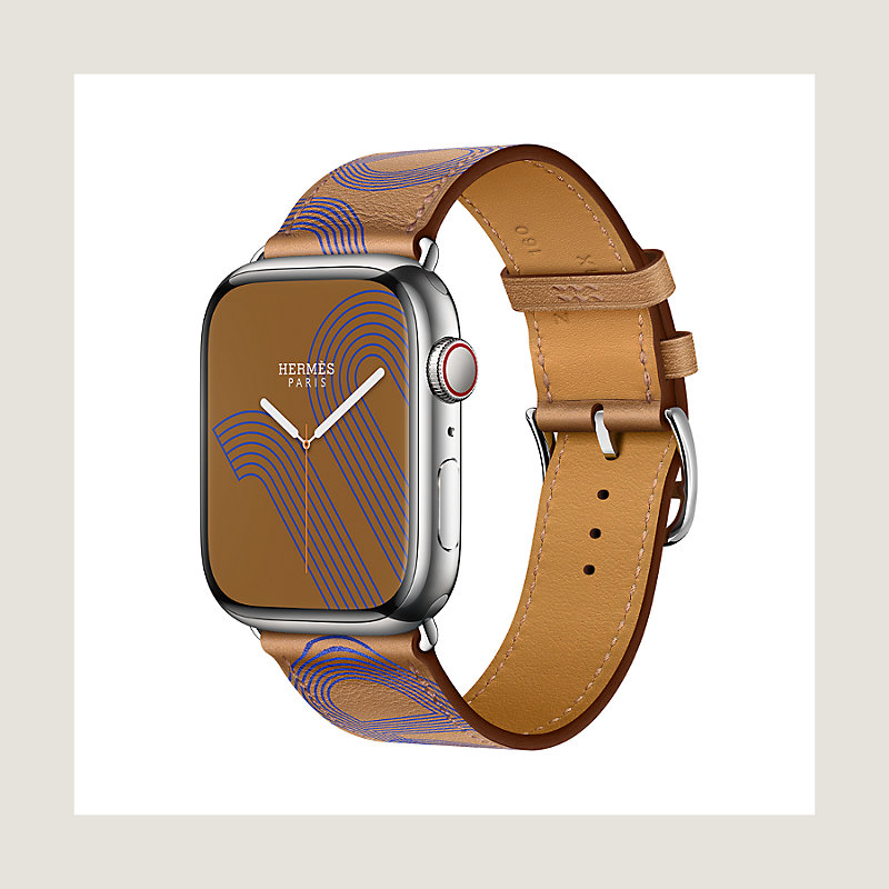 Band Apple Watch Hermes Single Tour 45 mm | Hermès UK