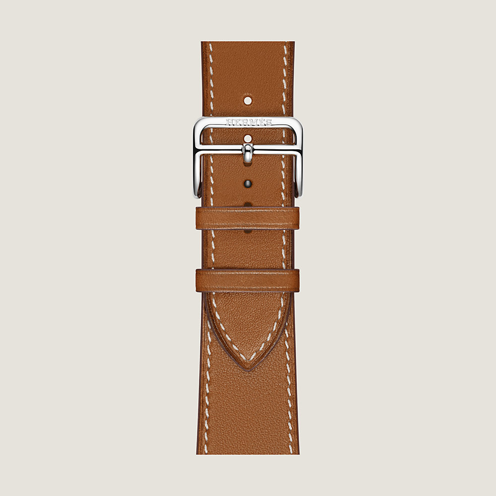 Band Apple Watch Hermès Single Tour 45 mm | Hermès USA