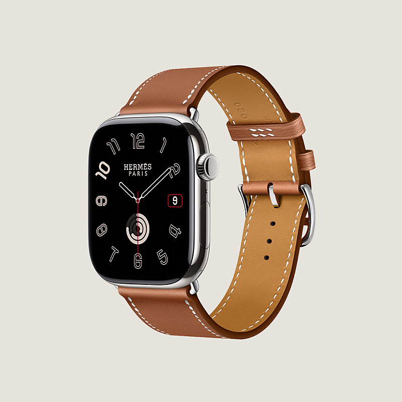 Band Apple Watch Hermès Single Tour 45 mm | Hermès Canada