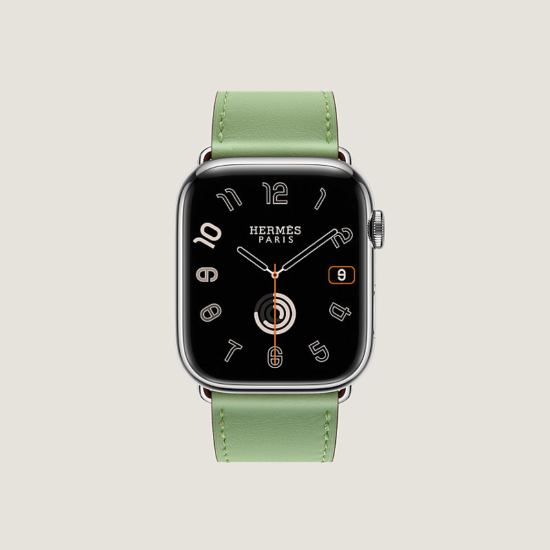 最終値下げ Apple Watch bund HERMES グリーン-