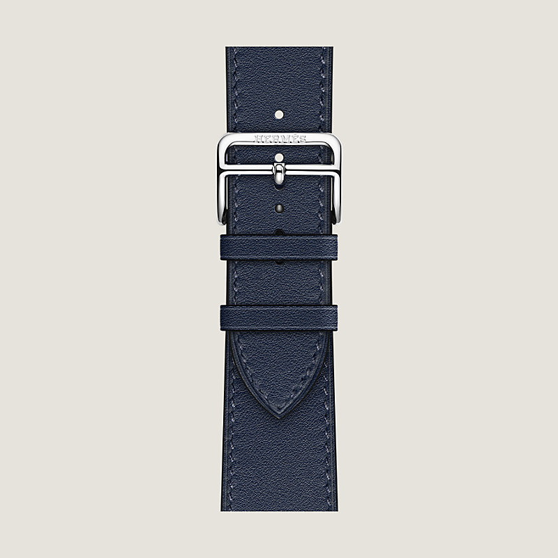 Genuine Leather Denim Watch Band / Apple Watch Compatible / 