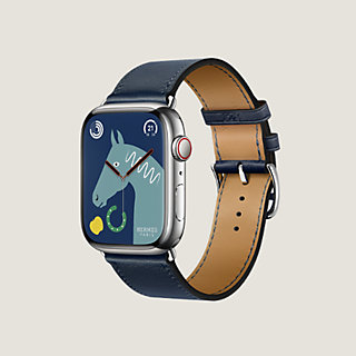 Band Apple Watch Hermès Single Tour 45 mm | Hermès Canada