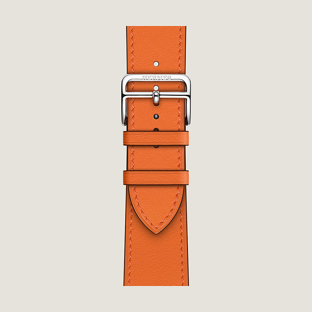 Apple Watch Hermes Series 9 45mm With Orange Sports Band